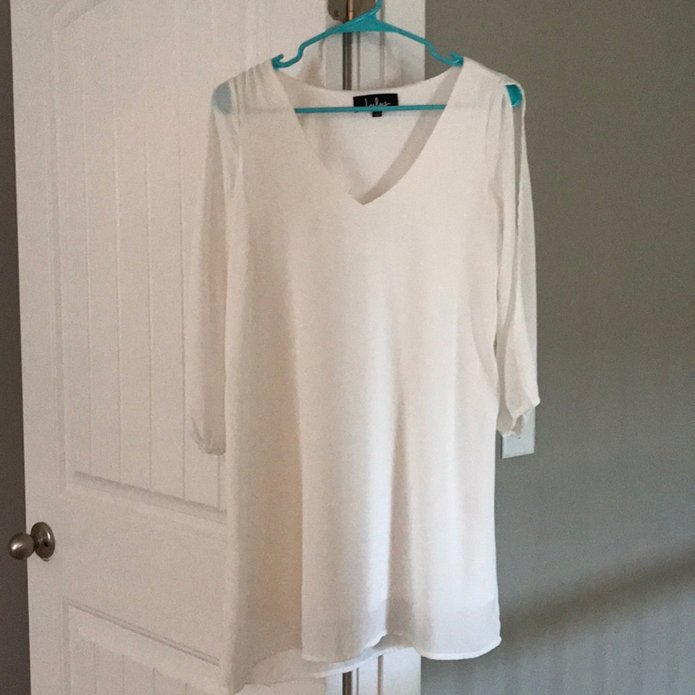 Ivory Long Sleeved Dress